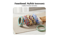 Anti-Collision Elastic Bangle Guard High Elasticity Material Bracelet Bumper Decorative for Women, Daily Wear, Home, Office