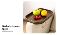 attachon Armrest Tray Foldable attachon Couch holder Anti-Slip Grip for Seniors