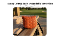 Shielded Mallet Putter Cover | Quilted Stitched Exterior, Soft Padded Body, Mallet Putter Headcover