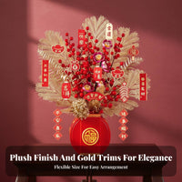 Seasonal Holiday Fortune Container, 2026 New Year Decoration, Horse Year Lucky Desktop Decor, Festive Table Display