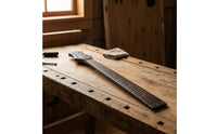 Matte Finish 24 Fret Guitar Neck Stable Tuning Guitar Neck with Rosewood Fingerboard Slim Profile Smooth for Guitarists