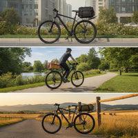 Adjustable Rear Bike Rack with Mudguard Lightweight Bike Rear Rack with Mudguard Removable Long-Lasting for Cyclists
