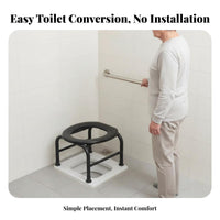 Squatting Pan Conversion Seat Sturdy helpance Mobility helpance Device for Home