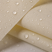 Polyester Fabric, Plain, Waterproof, Light-shielding Cloth, 300D, Wide Width 2m, Roll, Cream, Outdoor, Camping, Events, DIY