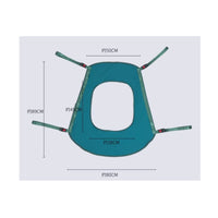 Bed Repositioning Belt Lightweight Patient Turning Aid Compact for Nursing Home
