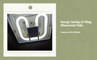2D 4-pin energy-saving tube light
