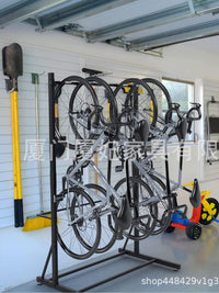 Adjustable Metal Bicycle Parking Rack for Multiple Bikes