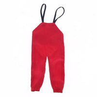 Doll Overalls Fitted Doll Dungarees with Elastic Straps Miniature Rain Pants Outdoor Rain Outfit Lightweight for Hobbyists, BJD