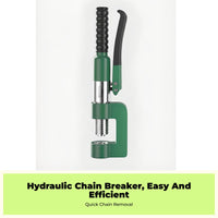 Hydraulic Chain Breaker Tool, sturdy Duty Chain Cutter, Universal Chain Removal, Commercial Maintenance, Motorcycle Repair