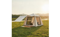 Leak-Resistant Inflatable Tent with Pump Heavy-Duty Oxford Cloth Inflatable Tent Windproof Shelter Long-Lasting for Family Trips