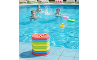 8 Pieces Non-Inflatable Arm Buoyancy Aid Disc Portable Swim Buoyancy Aid with Central Opening Long-Lasting Swim Disc Comfortable for Children, Toddlers, Beach