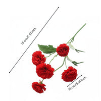 Artificial Carnation Bouquet Realistic Appearance Silk Carnation Flowers Long Home Decoration for Brides, Event Planners, Table Centerpiece