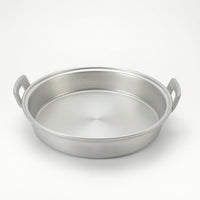 Aluminum Frying Pan Sturdy Pan with Side Handles Smooth Skillet for Home Cooks