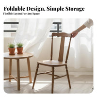 Round Pedestal Table Vintage Design & Dwelling Furniture Distressed Finish French Rustic Look for Families, Partners, Balcony