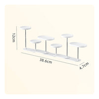 Multi-Tier Figurine Stand Adjustable Spacing Desktop Figure Organizer