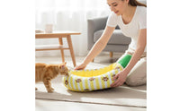 Banana Boat Bed Breathable Banana Dog Bed Year-Round Comfort