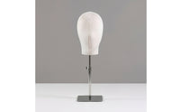Mannequin Head with Stand Adjustable Head Form with Stand textileCovered for Boutique Owners, Milliners, Window Displays, Studios