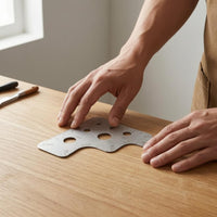 Radius Marking Ruler Easy to Read Leather Ruler Long-Lasting