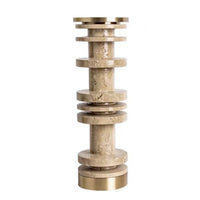 Sculptural Candle Holder Architectural Candlestick Holders Sturdy for Tabletop