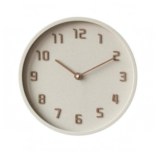 3D Numeral Wall Timepiece Minimalist Room Decoration Shallow Frame