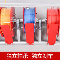 Electrician Wire Dispenser Rack Heavy-Duty Foldable Cable Reel Holder