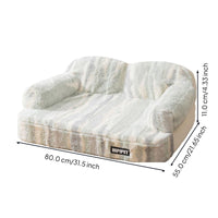 Orthopedic dog bed with removable cover