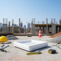 Square Manhole Cover Mold Reusable Construction Formwork for Patio, Driveway