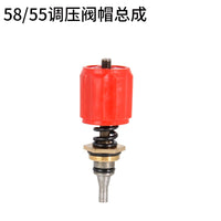 55型58型40型洗车机清洗机调压阀自动阀高压泵头配件大全铜气室座