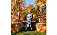 Halloween Skeleton Inflatable with Printed Bones Self-Supporting Skeleton Inflatable Compact Outdoor for Yard, Courtyard