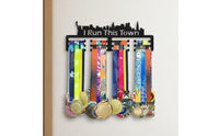 Long-Lasting Wall Mounted Medal Holder Heavy Duty Iron Medal Hanger Rack Rust Resistant Sports Award Display Hanger Polished Burr-Burrless Finish for Runners, Marathoners