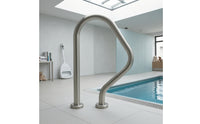 Rustproof Pool Handrail Corrosion-Resistant Pool Grab Long-Lasting Easy-Grip for Swimmers