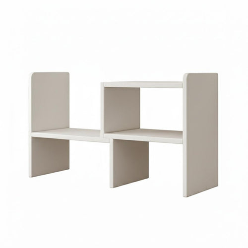 Adjustable Desktop Organizer Easy Assembly Adjustable 2-Piece Shelf Sturdy Construction