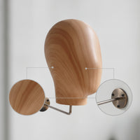 Mannequin Head with Wall Mount Space-Saving Mannequin Head with Hook Multipurpose Hat Stand Wall Mounted for Entryways