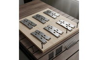 6 Pieces CNC Hold down Clamp Stainless Steel Woodworking Clamping Plate