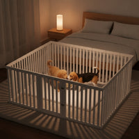 Indoor Pet Enclosure Easy to Pet Hygiene Enclosure with Door Washable Dog Playpen with Door for Puppy , Apartments