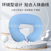 Wheelchair Positioning Pillow with Armrest Pad and Neck Support