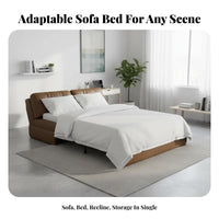 Pull-extendable Sofa Bed Multi-Functional Sleeper Couch two-in-singleUse Household Furniture for Apartment Dwellers, Homeowners, Living Room, Small Spaces, Office