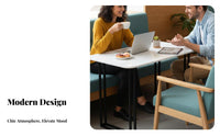 Booth Dining Set Light Luxury Design Restaurant Seating Soft Padding S Easy to Clean for Hotel