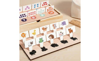60 Pieces Cognitive Pairing Box Self-Directed Play Color Shape Sorting Box Hands-on Learning Toy for Kindergarten