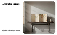 Chinese Landscape Folding Screen Oriental artistic Room Divider Freestanding