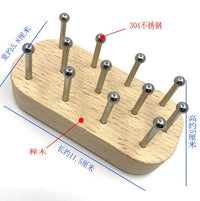 304 Stainless Steel Gua Sha Massager with Wooden Handle