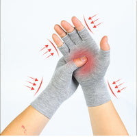 Bamboo Charcoal Fiber Half-Finger Gloves for Cycling and Fitness