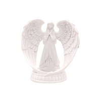Nordic White Winged Praying Angel Aroma Candle Holder for Living Room, Dining Room, Wedding, Romantic Couple Atmosphere Decoration