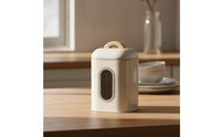 Canister with Window Compact Airtight Canister Modern for Pantry