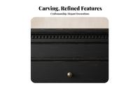3-Drawer Nightstand French Country Design 3-Drawer Carved End Table for Students