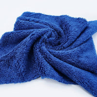 Ultrasonic Heat-Cut Microfibre Towel, 40cm x 40cm Microfiber Cloths for Car Detailing, 350 GSM Absorbency Quick-Dry Microfibre Towel