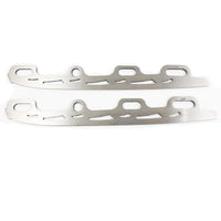 Stainless Steel Ice Skate Blades with Mounting Hardware Sturdy Ice Skate Blades Precision Fit Skates Lightweight for Hobbyists
