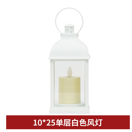 LED电子蜡烛复古风灯仿真蜡烛手提灯创意露营氛围灯室内外装饰灯