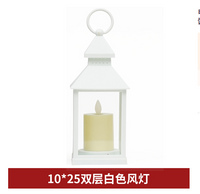 LED电子蜡烛复古风灯仿真蜡烛手提灯创意露营氛围灯室内外装饰灯