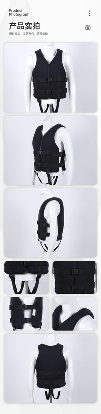 Neoprene Life Jacket for Adults - Black